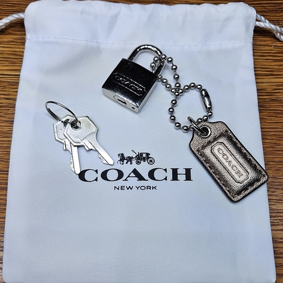 Coach Accessories - Coach Padlock with Keys Hangtag and Dustbag